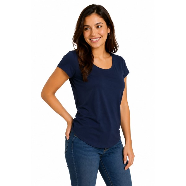 Blusa  manga corta Azul