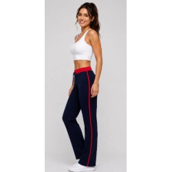 Pantalón AZUL pretina combinada Dama.