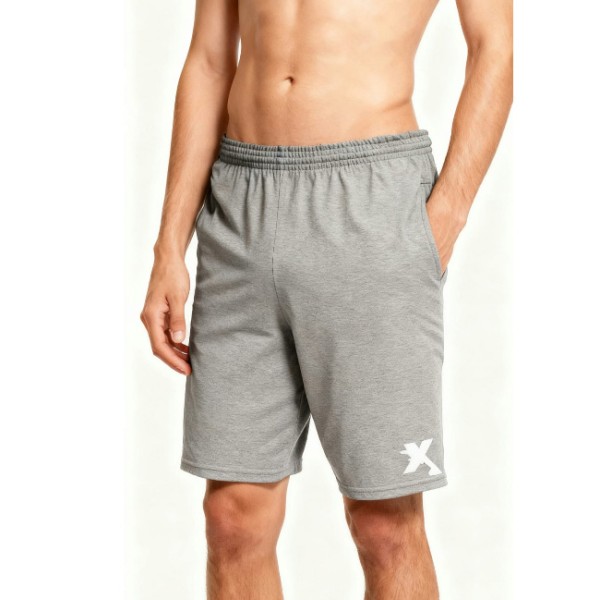 Short GRIS en algodón