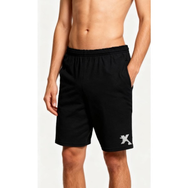 Short NEGRO en algodón