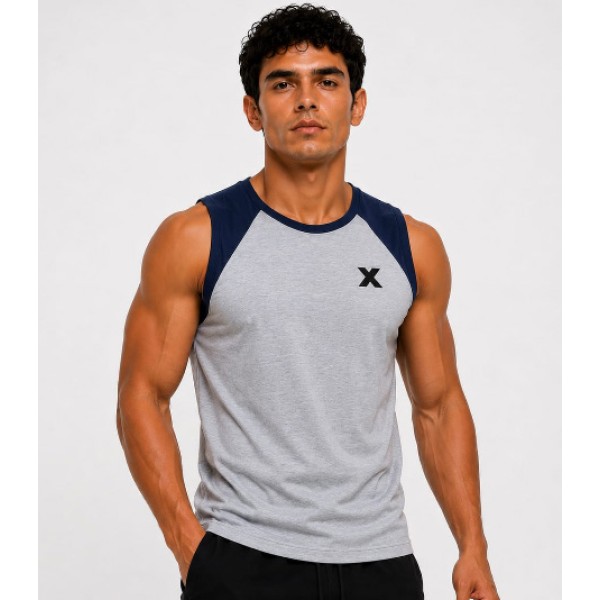 T-Shirt sin manga combinada 