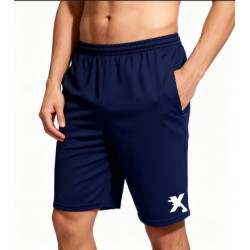 Short Azul en algodón