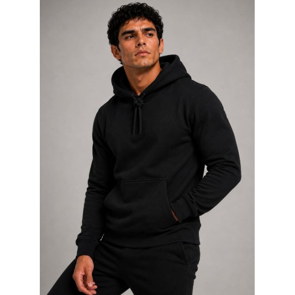 Sudadero NEGRO  capuchón