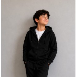 Sudadero NEGRO con zipper