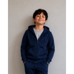 Sudadero AZUL con capuchón 