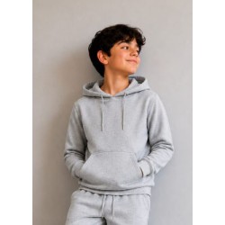 Sudadero GRIS con capuchón