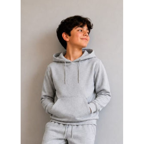 Sudadero GRIS con capuchón