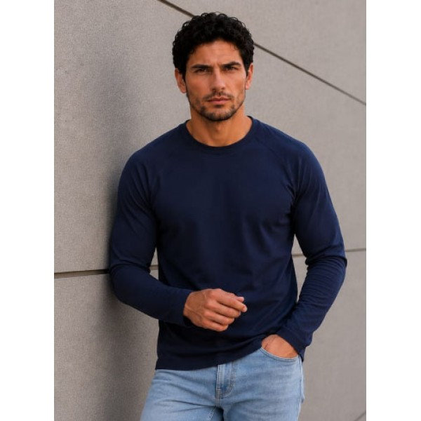 T-Shirt  manga larga AZUL  