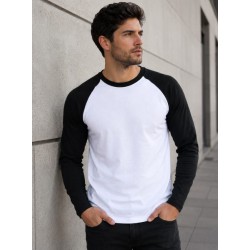 T-Shirt BLANCA y NEGRO manga larga