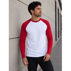 T-Shirt BLANCA Y ROJO manga larga