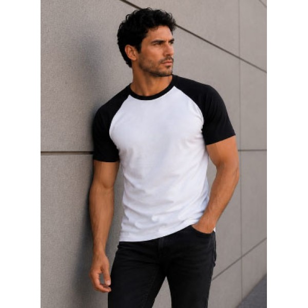 T-Shirt BLANCA y NEGRO manga corta 