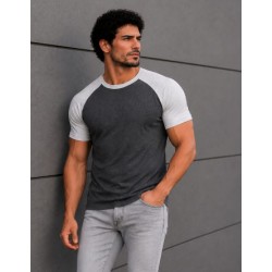T-Shirt OXFORD y GRIS manga corta 