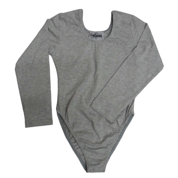 Leotardo manga larga GRIS Niña