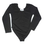 Leotardo manga larga  NEGRO Niña