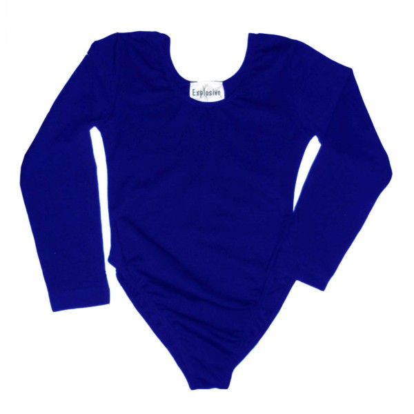 Leotardo  manga larga AZUL PAVO Niña