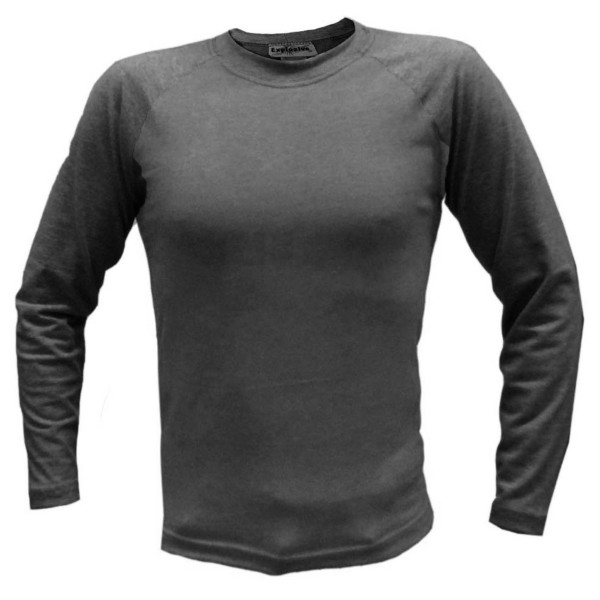 T-Shirt   manga larga GRIS OSCURO  Caballero