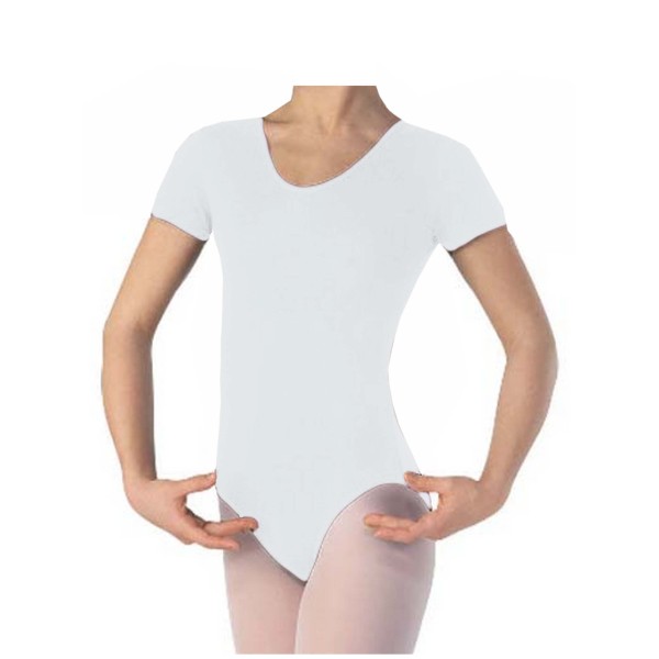 Leotardo  manga corta BLANCO Niña