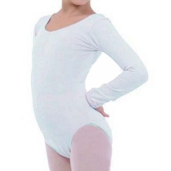 Leotardo BLANCO manga larga Niña