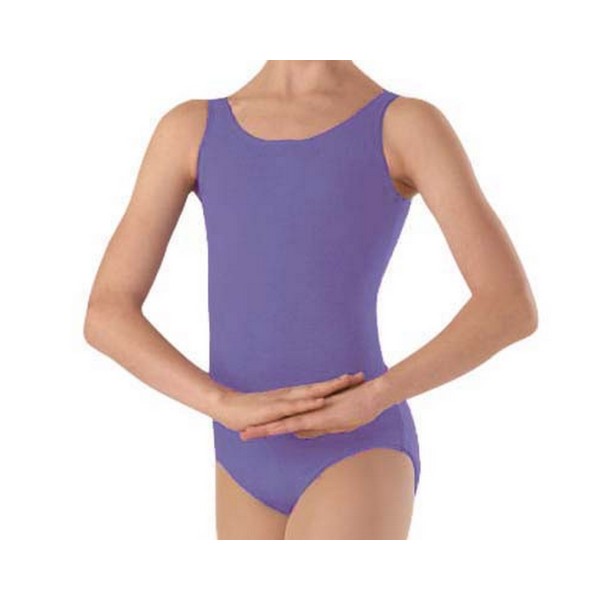 Leotardo LILA OSCURO sin manga Niña