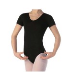 Leotardo  manga corta NEGRO Niña