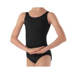 Leotardo  sin manga NEGRO Niña
