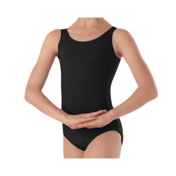 Leotardo  sin manga NEGRO Niña