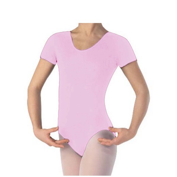 Leotardo  manga corta ROSADO Niña