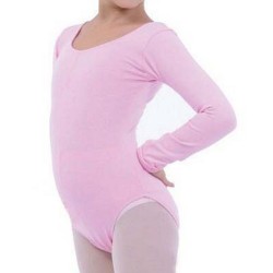 Leotardo ROSADO manga larga Niña