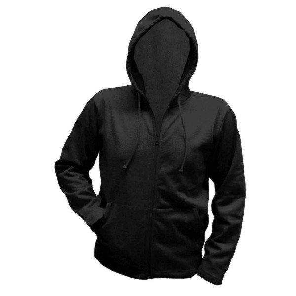 Sudadero NEGRO con zipper Niño